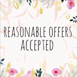 Reasonable offers accepted!